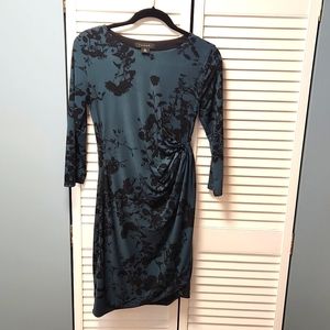 Tahari Faux Wrap Dress